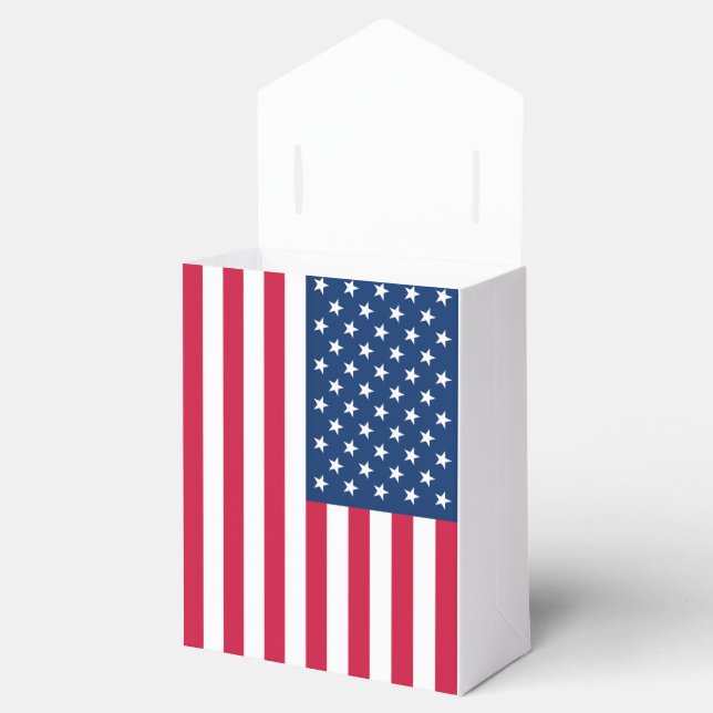 Ballotins Drapeau américain cadeau Ballotin USA (Ouvert)