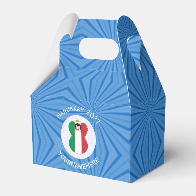 Ballotins Drapeau Angel italien pour Hanoukka (Verso)