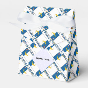 Ballotins Drapeau Azores Azoréen Personnalisé en Carreaux 