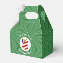 Drapeau de Noël ange aux cheveux roux USA Personna