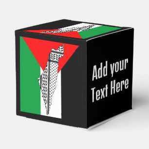 Ballotins Drapeau palestinien et carte avec Motif Keffiyeg