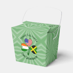 Ballotins Drapeau personnalisé Shamrock Américain Irlandais 