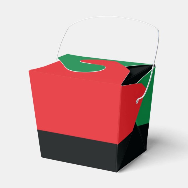 Ballotins Drapeau rouge, noir et vert (Verso)