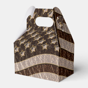 Ballotins Drapeau USA en cuir