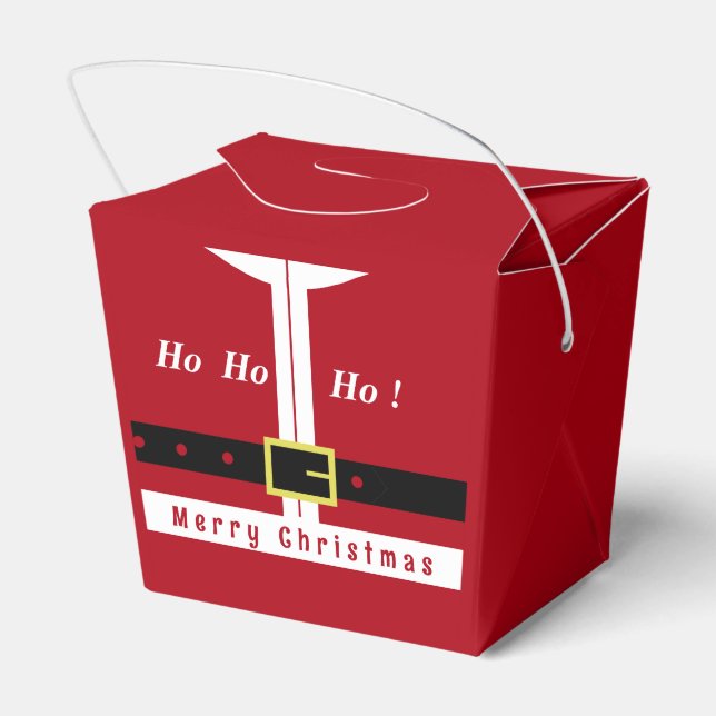 Ballotins Drôle Noël Ballotin Père Noël cadeau (Arrière)