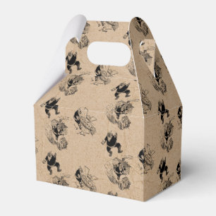 Ballotins Drôle Noël Retro Vintage Père Noël Kraft Motif