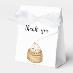 Ballotins Dumpling aquarelle - merci pour la baby shower