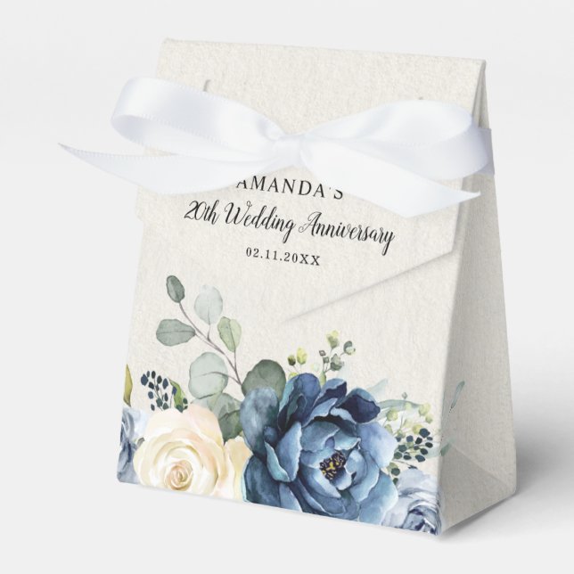 Ballotins Dusty Blue Marine Champagne Mariage Anniversaire F (Verso)