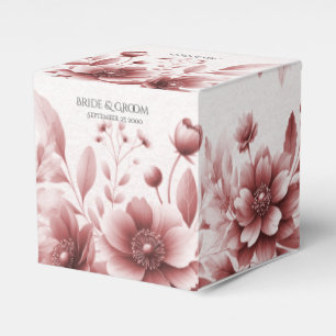 Ballotins Dusty Rose Floral Ballotin