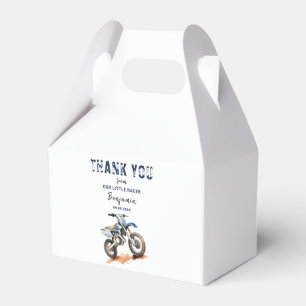 Ballotins Editable Anniversaire Blue Motorbike Dirt Bike Kid