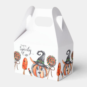 Ballotins Éffrayant une mignonne aquarelle Halloween 1er ann