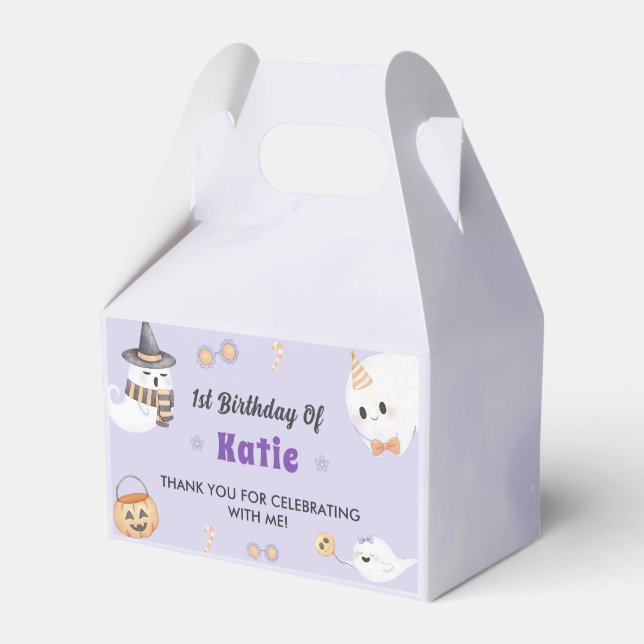Ballotins Éffrayante Halloween mignonne Fête d'anniversaire  (Verso)