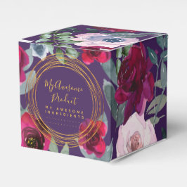 Ballotins Éggplant Purple Sage Vert Floral Marque Produit