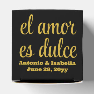 Ballotins El amor es dulce mariage accueil pour invités