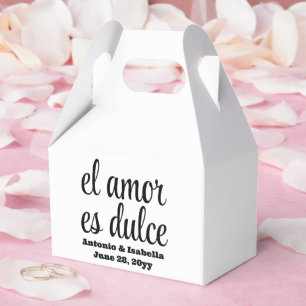 Ballotins El amor es dulce mariage accueil pour invités
