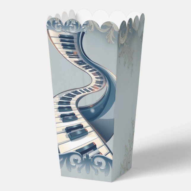 Ballotins Elegance in piano keys and blossoms.  (Recto)