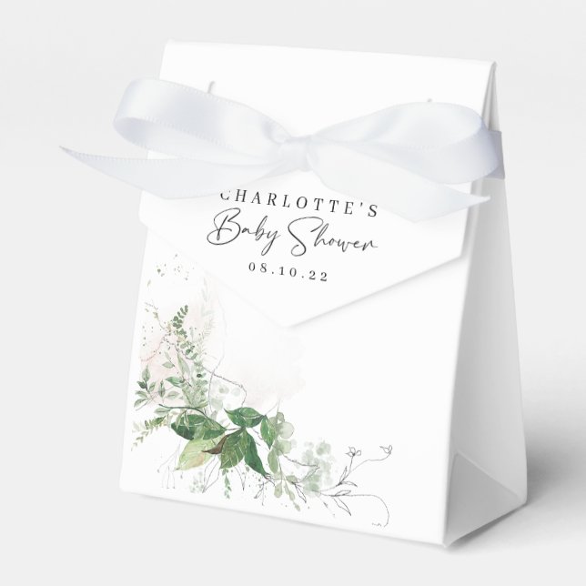 Ballotins Elégant Baby shower de verdure Ballotin (Verso)
