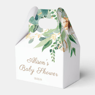 Ballotins Elégant Baby shower Floral Eucalyptus