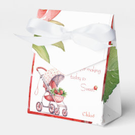 Ballotins Élégant baby shower fraise
