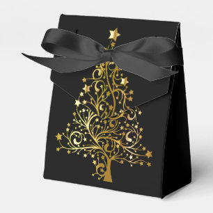 Ballotins Élégant Ballotin d'Arbre de Noël Noir Chic
