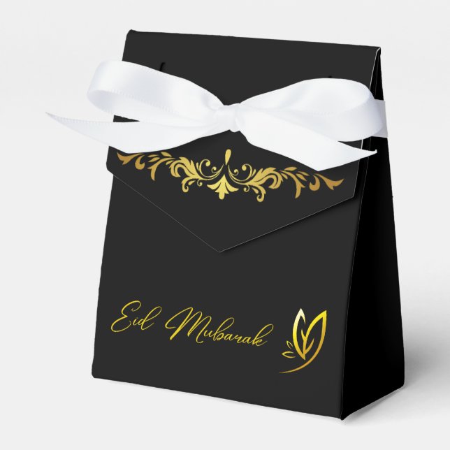 Ballotins Elégant Ballotin de luxe de l'Aïd d'or Moubarak (Verso)