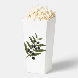 Ballotins Élégant Ballotin de papier à thème olive