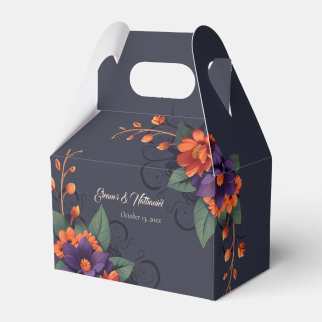 Ballotins Élégant Ballotin gothique 3D floral (Verso)