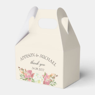 Ballotins Élégant beige floral moderne
