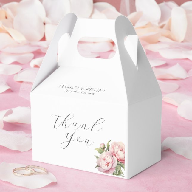 Ballotins Elégant Blush Floral Aquarelle Mariage blanc (Mariage)