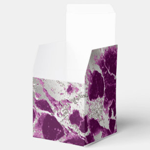 Ballotins Élégant Chic Motif Abstrait Violet Pourpre