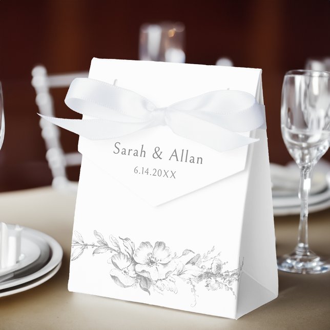 Ballotins Élégant classique Rococo Floral (Créateur téléchargé)