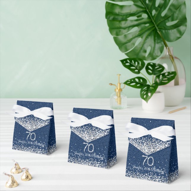 Ballotins Elegant Denim & Diamonds 70th Birthday (Multiple)