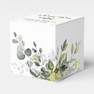 Ballotins Elégant Eucalyptus Aquarelle Mariage de verdure