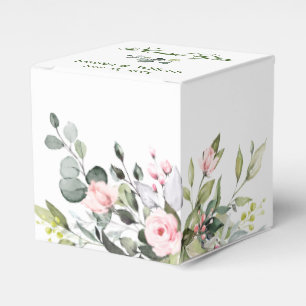 Ballotins Elégant Eucalyptus Blush Rose Mariage floral