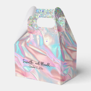 Ballotins Elégant Faux Iridescente Foil et Mariage de Partie