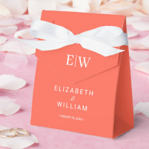 Ballotins Élégant Flare simple au néon avec Mariage Monogram