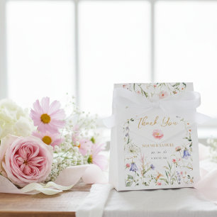 Ballotins Elégant Fleur sauvage Aquarelle Delicate Mariage