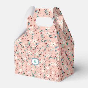 Ballotins Élégant floral rose  