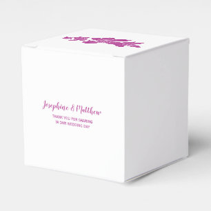Ballotins Elégant Magenta Orchid Mariage personnalisé