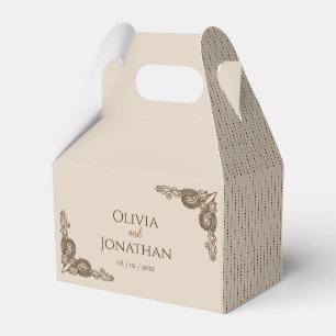 Ballotins Élégant Mariage beige beige orné