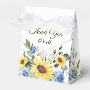 Ballotins Élégant Mariage cadeau de tournesol Eucalyptus Flo