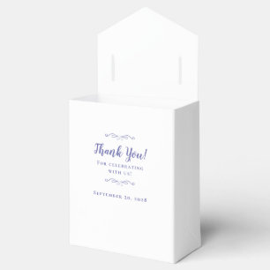Ballotins Elégant Mariage Merci Couple Periwinkle