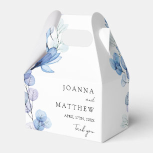 Ballotins Élégant Mariage moderne bleu bleu foncé