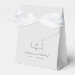 Ballotins Élégant Mariage Monogramme Vintage