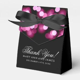 Ballotins Elégant mariage rose Hollywood Glam