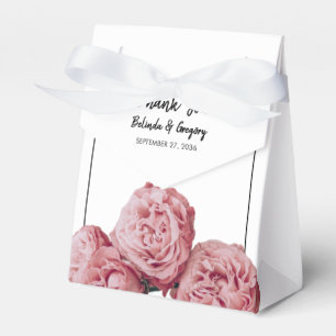 Ballotins Élégant Mariage rose Roses