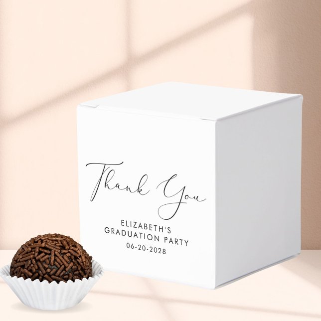 Ballotins Élégant Merci de la partie de graduation de script (Créateur téléchargé)