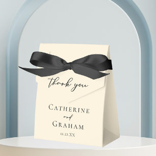 Ballotins Élégant minimaliste ivoire Mariage de typographie 