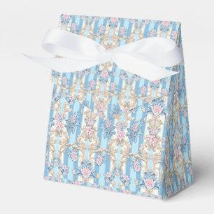 Ballotins Élégant motif baroque bleu clair