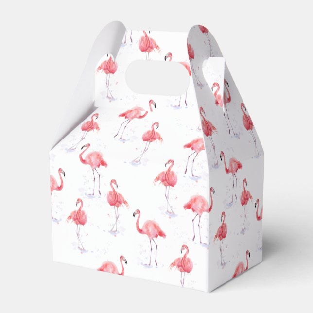 Ballotins Élégant motif flamant rose (Verso)
